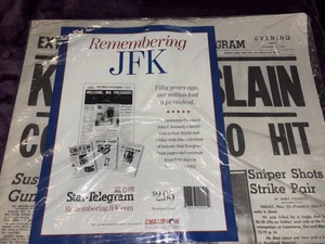 REMEMERING JFK, Fort Worth Star Telegram commemorative edition newspaper - Picture 1 of 3