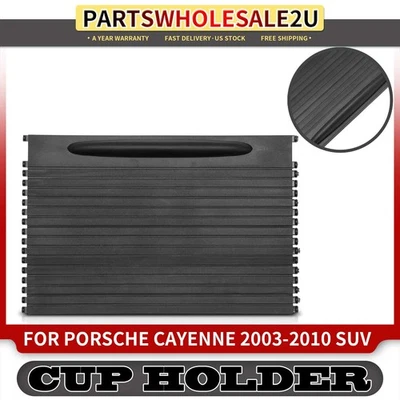 Nueva cubierta persiana enrollable portavasos consola central delantera para Porsche Cayenne 03-10 Foto 1 de 4