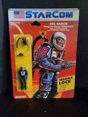 Sgt. Ramor 1986 STARCOM Vintage Coleco MOC NEW Sealed - Image 1 of 2