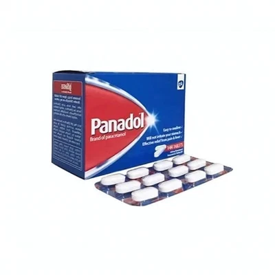 Panadol Tablets 500mg - 12 Tablets per Card (Sealed Pack) Free Shipping From SL - Image 1 of 4