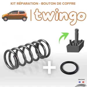 Kit Réparation pour Coffre Renault Twingo 1 - Joint + Ressort - Imagen 1 de 3