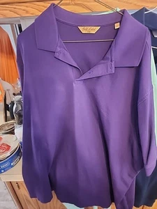 Lot Of 3 Polo Style Shirts Size 2XB, 1 Hart Shaffner Marx, 2 Roundtree & Yorke - Picture 1 of 6