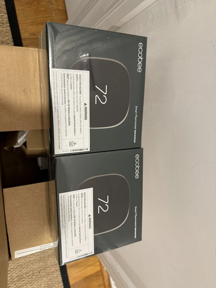 2x Ecobee Smart Enhanced Programmable WiFi Thermostat - TWO PACK  - Image 1 of 1