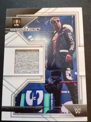 WWE Flash Morgan Webster 2022 Panini NXT Event Used Shirt Relic Card - Image 1 of 2