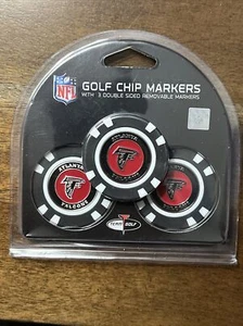 Atlanta Falcons Golf Chip with Marker 3 Pack - Picture 1 of 2