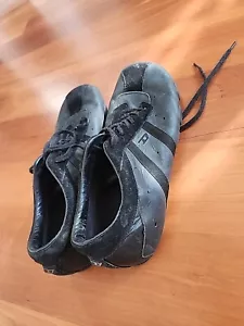 Vintage Herren Leder Schwarz Diesel Freizeit Turnschuhe 90er Ära Größe 13 - Bild 1 von 7