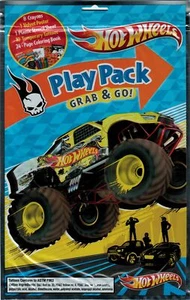 NEW Bendon Hot Wheels Grab & Go Play Pack XL - 8 Crayons, Stickers, and More - Picture 1 of 1