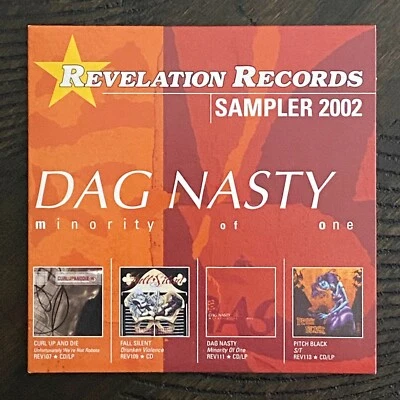 REVELATIONS RECORDS 2002 SAMPLER CD DAG NASTY KBD Punk Hardcore Quicksand NYHC Foto 1 de 4