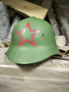 Helm 1936 Stahl SSh36 WWII Original Russian Military Soviet Army RKKA WW2 Size4 - Bild 1 von 24