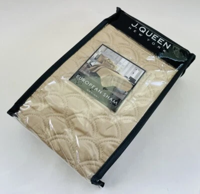 J. Queen New York Lyndon Euro Pillow Sham, 26" x 26”, in Gold - Image 1 of 4