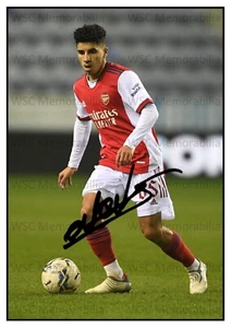 10923. Salah Oulad M'hand Signed Pictures (A4 Prints) Arsenal Hull Den Bosch - Picture 1 of 4