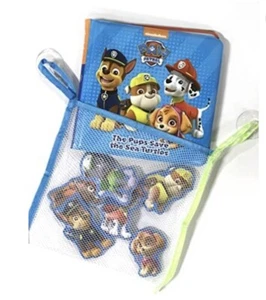 PAW PATROL - LIBROS DE TIEMPO DE BAÑO Bañera Juguete Suave 8"" Figuras de Libro 8 PIEZAS JUEGO (NUEVO) R3 - Imagen 1 de 13