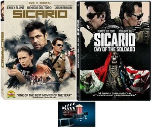 Sicario One 1 & Two 2 Day Of The Salado DVD Double Feature New - Picture 1 of 4