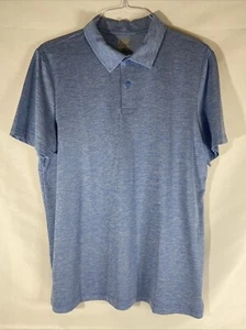32 Degrees Cool Blue Short Sleeve Polo Shirt Size L - Picture 1 of 4