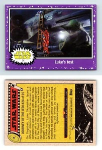 Luke's Test #24 Journey To Star Wars Last Jedi 2017 Topps Purple Parallel - Picture 1 of 1
