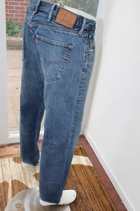 Herren Original 501 Levi Strauss W38 L30 Blau 38 S Jeans Straight Levi's - Bild 1 von 22