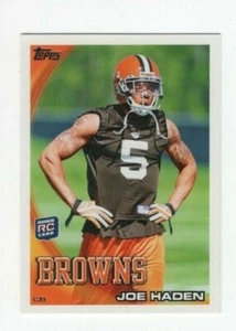 2010 TOPPS FOOTBALL ROOKIE JOE HADEN CLEVELAND BROWNS #169 - Picture 1 of 1