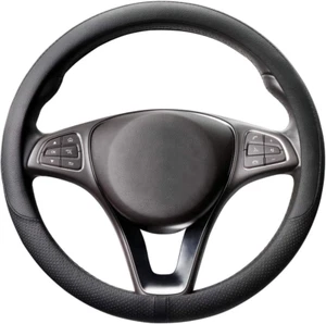 Coprivolante in Pelle Microfibra Traspirante E Antiscivolo Con Marcatura Central - Foto 1 di 12