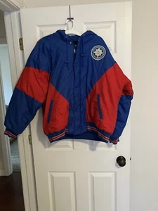 1994 Logo 7 All Star Weekend Minnesota Bomber NBA Jacket VTG XL 90s Vintage - Picture 1 of 6