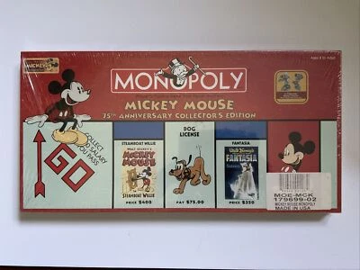 Monopoly Mickey Mouse 75th Anniversary Board Game DISNEY - Factory Sealed! - image 1 of 2