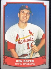 PACIFIC LEGENDS #12 KEN BOYER 1989 PLAYED AGAINST HIS BROTHER CLETE 64 SERIES