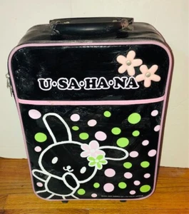 Usahana Sanrio Luggage Suitcase Travel Bag Carryon Wheels Corocoro RARE HTF - Picture 1 of 4