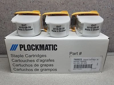 Morgana-Plockmatic 760023 –Morgana BM250, BM350 & BM500 3pk Staple Cartridges - Image 1 of 3