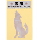 Headstock Wolf Decal Electric Guitar Decor Guitar Head Sticker Guitar Sticker