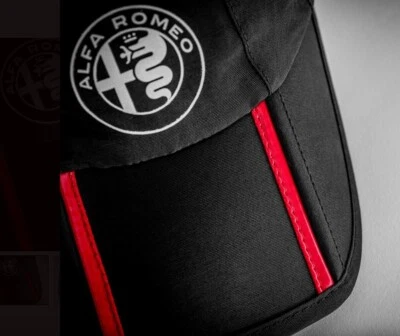 CAPPELLO BERRETTO TECNICO ALFA ROMEO NERO ORIGINALE 6002351749 - Image 1 of 4