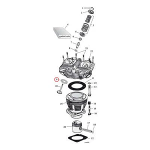 S&S Cycle Moto Motorcycle Valve Seat Exhaust - 1.750 Inch OD For 66-84 B.T. NU - Picture 1 of 1