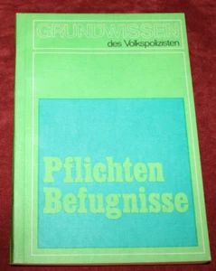 Libro RDT MDI 1978 conoscenze di base per polizia polizia polizia popolare doveri poteri - Foto 1 di 15