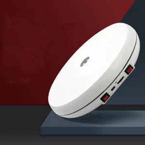 Giradischi Motorizzato LED Rotante Espositore Prodotto Tiro Modello Strumento 25cm - Foto 1 di 16