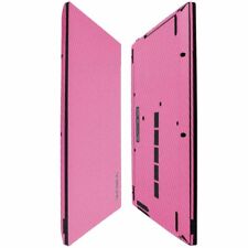 Skinomi Pink Carbon Fiber & Screen Protector for Toshiba Satellite C 15" (2015)