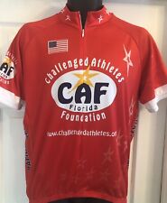 Suarez Cycling Challenged Athlete Foundation CAF Men's XL  Biking Shirt