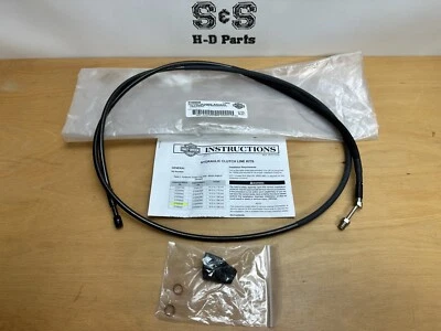 Línea de embrague hidráulico genuina Harley-Davidson Touring negro diamante 37200046 Foto 1 de 2