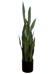 Wildwood & Cypress 36” Realistic Looking Snake Plant Indoor Faux Home Decor - Picture 1 of 5