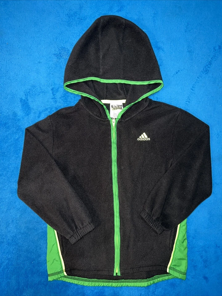 阿迪达斯全拉链连帽衫儿童连帽衫,波特兰木材,儿童 6 码免运费 — 第 1/4 张图片