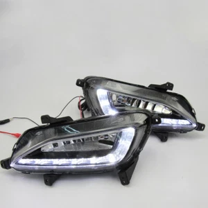 2x LED DRL Daytime Driving Running Fog Light Lamp For Hyundai Tucson 2016-2018 - Picture 1 of 8