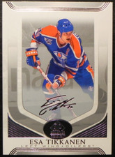 2020-21 20/21 SP Signatures Edition Legends Silver Script #12 Esa Tikkanen
