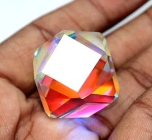 Topazio Mistico Naturale Multicolore 151 Ct Taglio Fantasia Certificato Gemma Sciolta - Foto 1 di 6