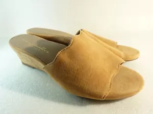 Bettye Muller Women Shoes sandals Nude Slide Wedge Size 7.5 SKU 11554 - Picture 1 of 6