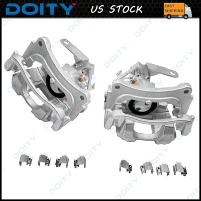 Rear Side Disc Brake Caliper w/Bracket For 15-2019 Ford Transit 150 250 350 Red - Image 1 of 4