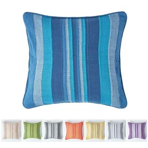 100% Cotton Morocco Striped Cushion Cover 18" x 18" and 24" x 24" - Picture 1 of 41