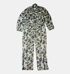 Vintage Walls Blizzard Pruf Insulated Coveralls Duck Camo L Hunting Camouflage - Picture 1 of 12