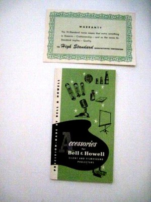 Accesorios para proyectores de folletos vintage "Bell & Howell" con excelentes fotos * Foto 1 de 4