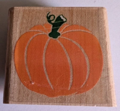 Штамп деревянный/резиновый пухлая тыква праздники День благодарения сезоны Хэллоуина - Изображение 1 из 4