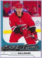 2017/18 Upper Deck Young Guns card# 207 of Lucas Wallmark