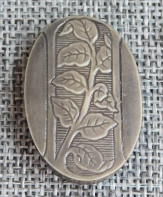 Antique Vtg Celluloid Button Leaves Aprx: 1-1/2"  #1324-F - Image 1 of 4