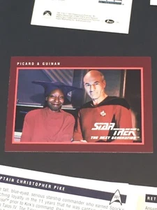 Tarjeta de novato rara Whoopie Goldberg Star Trek The Next Generation Impel - Imagen 1 de 10