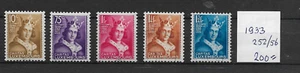 LUXEMBURG @ 1933 Mi. 252-56 Schöner Preis @ Lux.126 - Bild 1 von 1